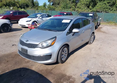 2016 Kia Rio Lx из США, поврежденный, VIN KNADM4A37G6645836
